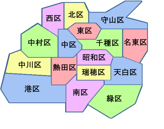 区地図